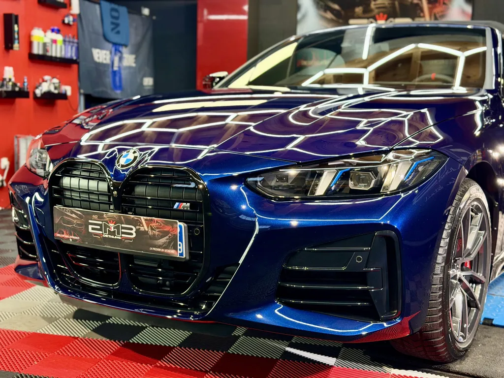 BMW 440i Cabriolet – Traitement céramique haut de gamme à Vaugneray (Ouest Lyonnais)