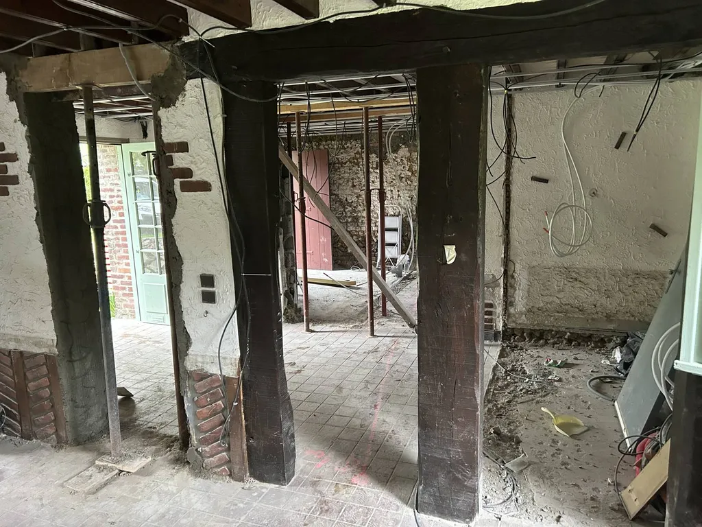 Rénovation d'une maison à Pierrefiques 76 proche Etretat et Criquetot l'esneval