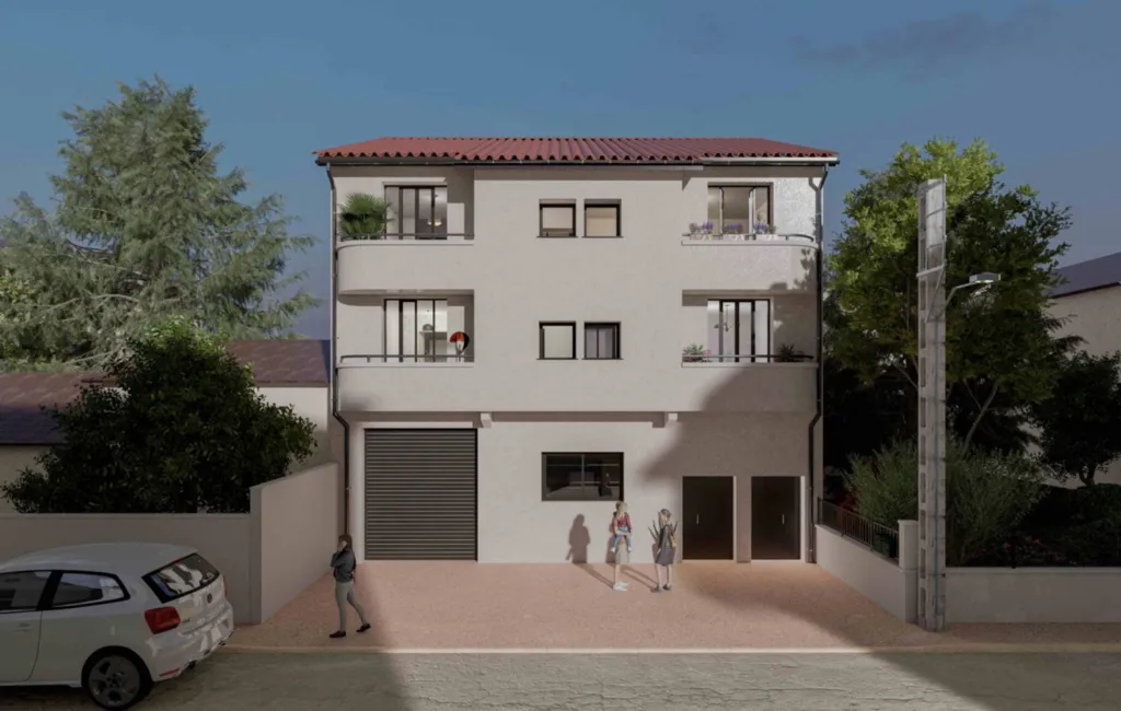 Appartement T3 duplex entièrement rénové situé à Vénissieux limite Lyon 8ème