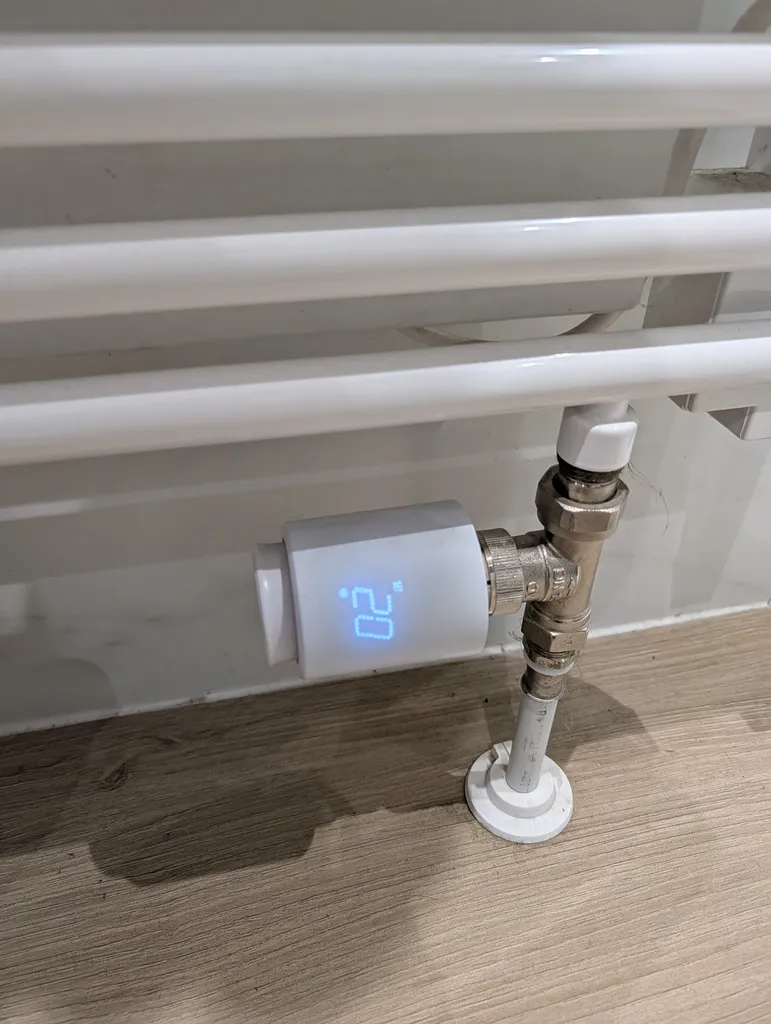 Tête thermostatique intelligente.