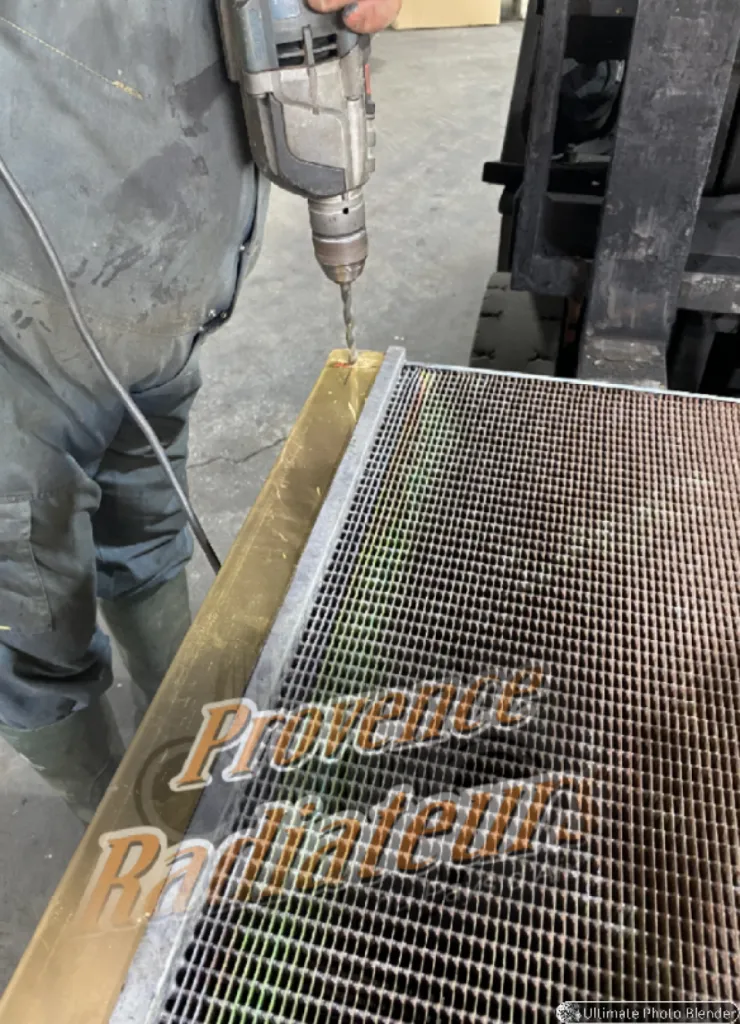 Fabrication de radiateur de camion Caterpillar 