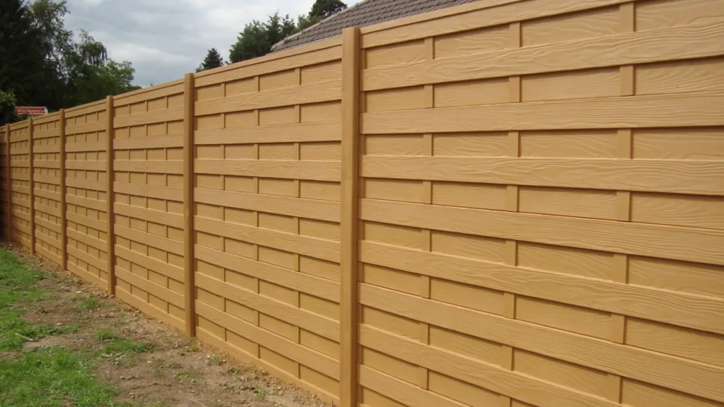 Création de mur en plaques aspect bois à Pont l'Eveque 14