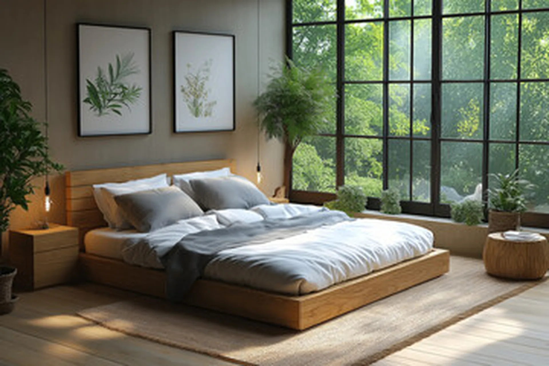 Chambre parentale apaisante