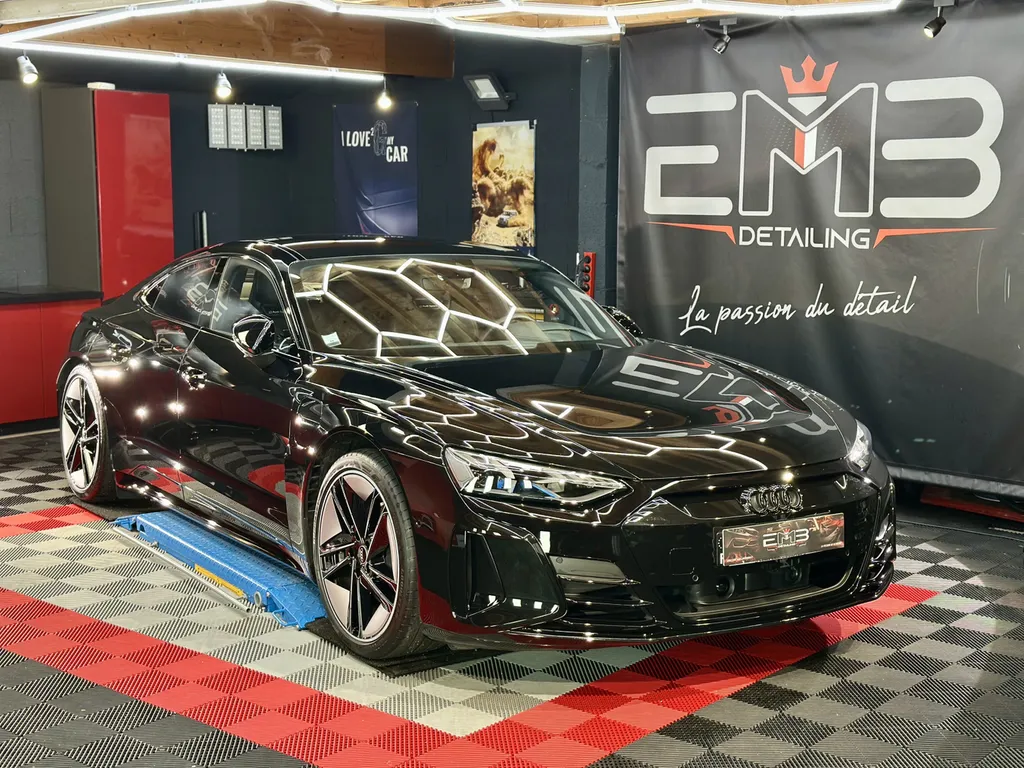 Detailing Lyon spécialiste du traitement céramique et de la protection carrosserie Audi e-tron GT