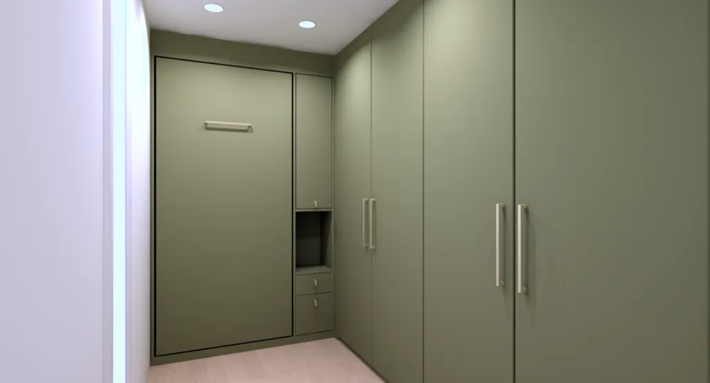 Dressing + lit escamotable installé à Arcachon