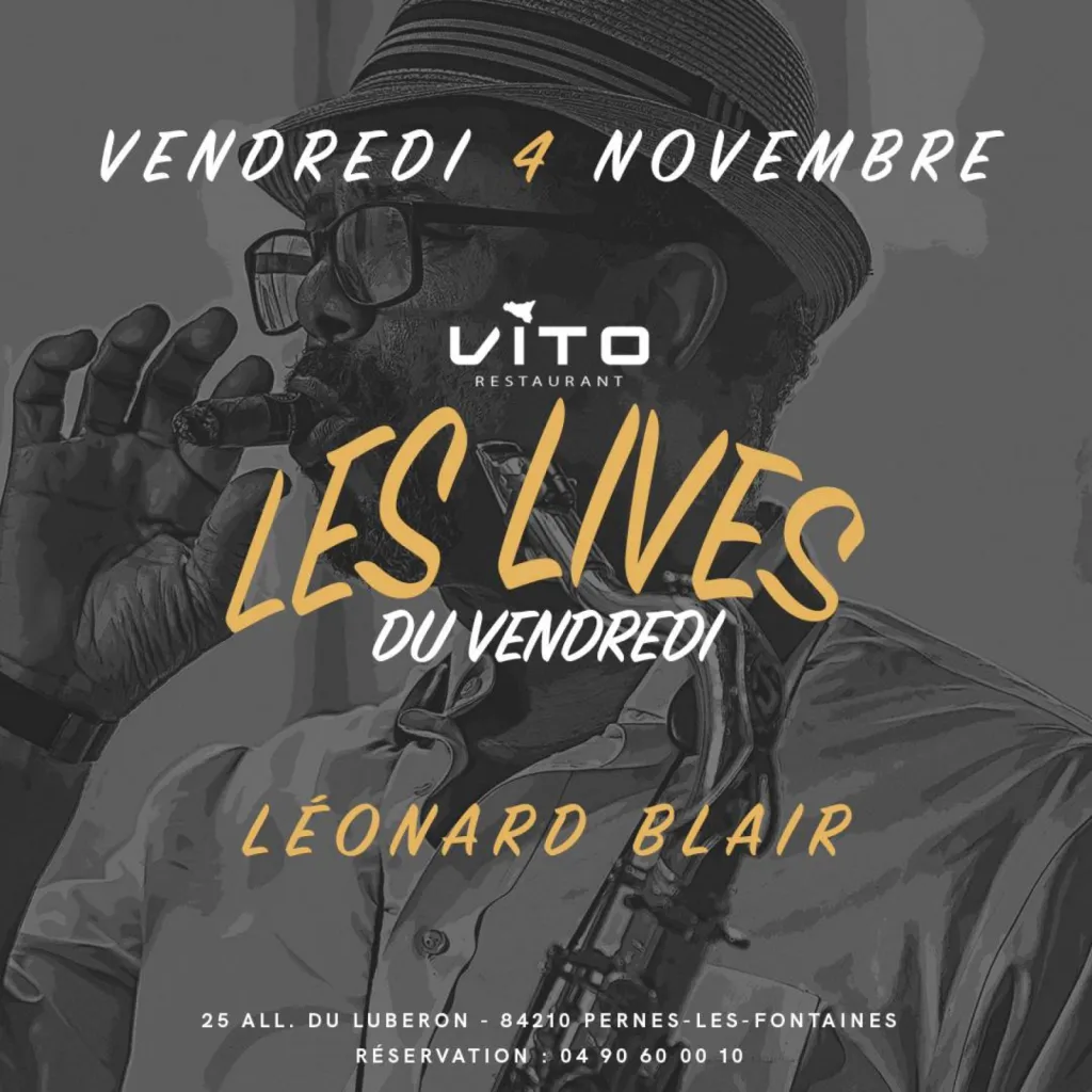 soirée concert tous les vendredis soirs