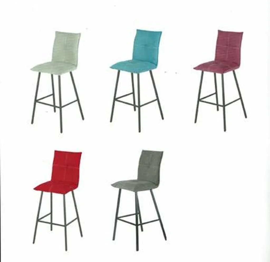 Vente tabourets de bar en tissu