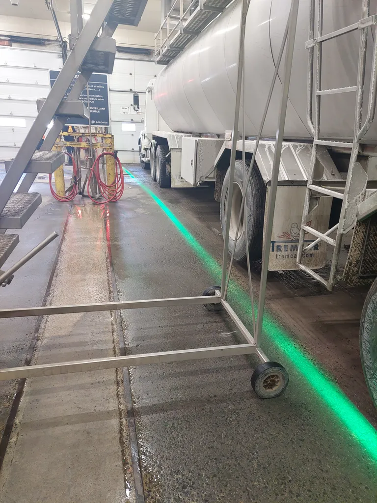 Ligne permettant de créer une zone de parking