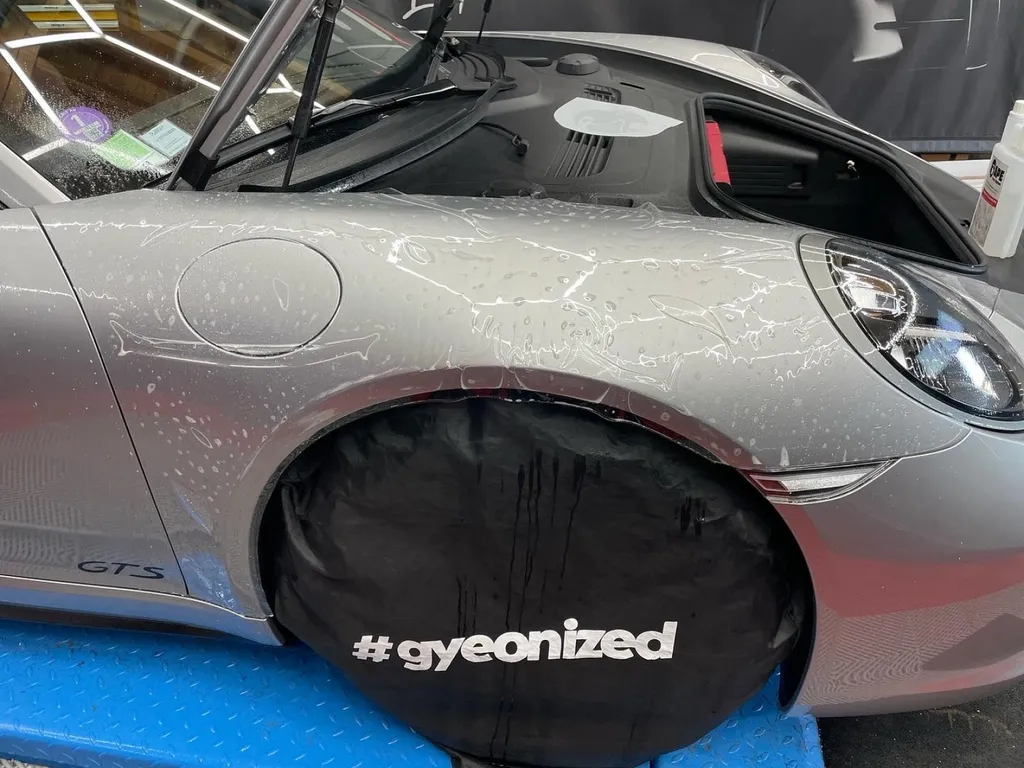 Protection carrosserie Lyon PPF traitement céramique Porsche 991 GTS