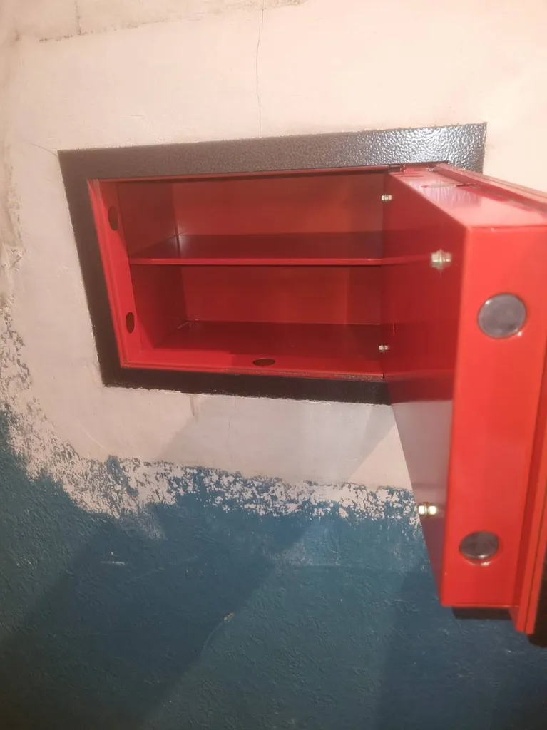 coffre fort decayeux ouvert