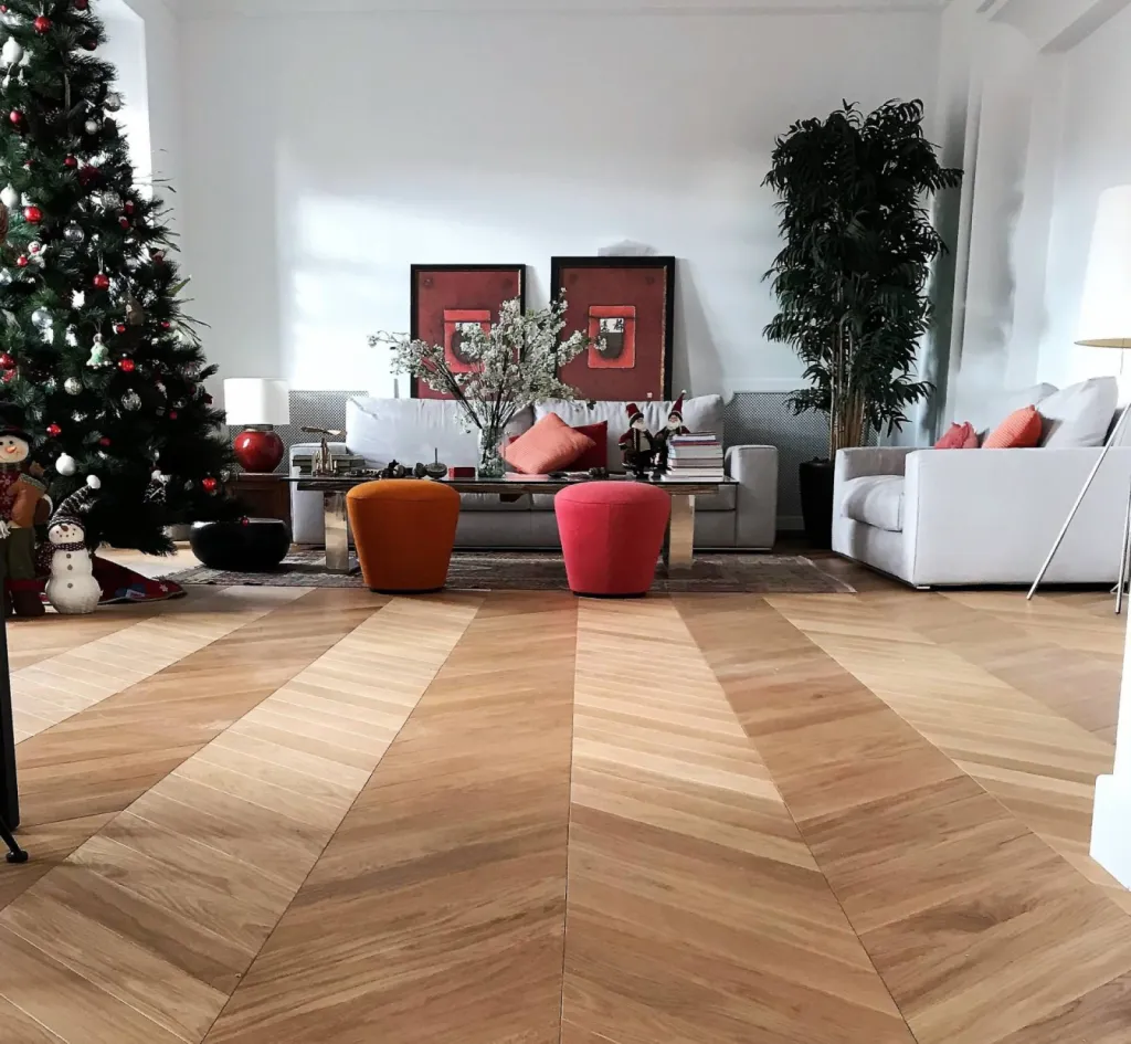 Notre zone d'activité pour ce serviceParquet en chevron pour sol d'hôtel