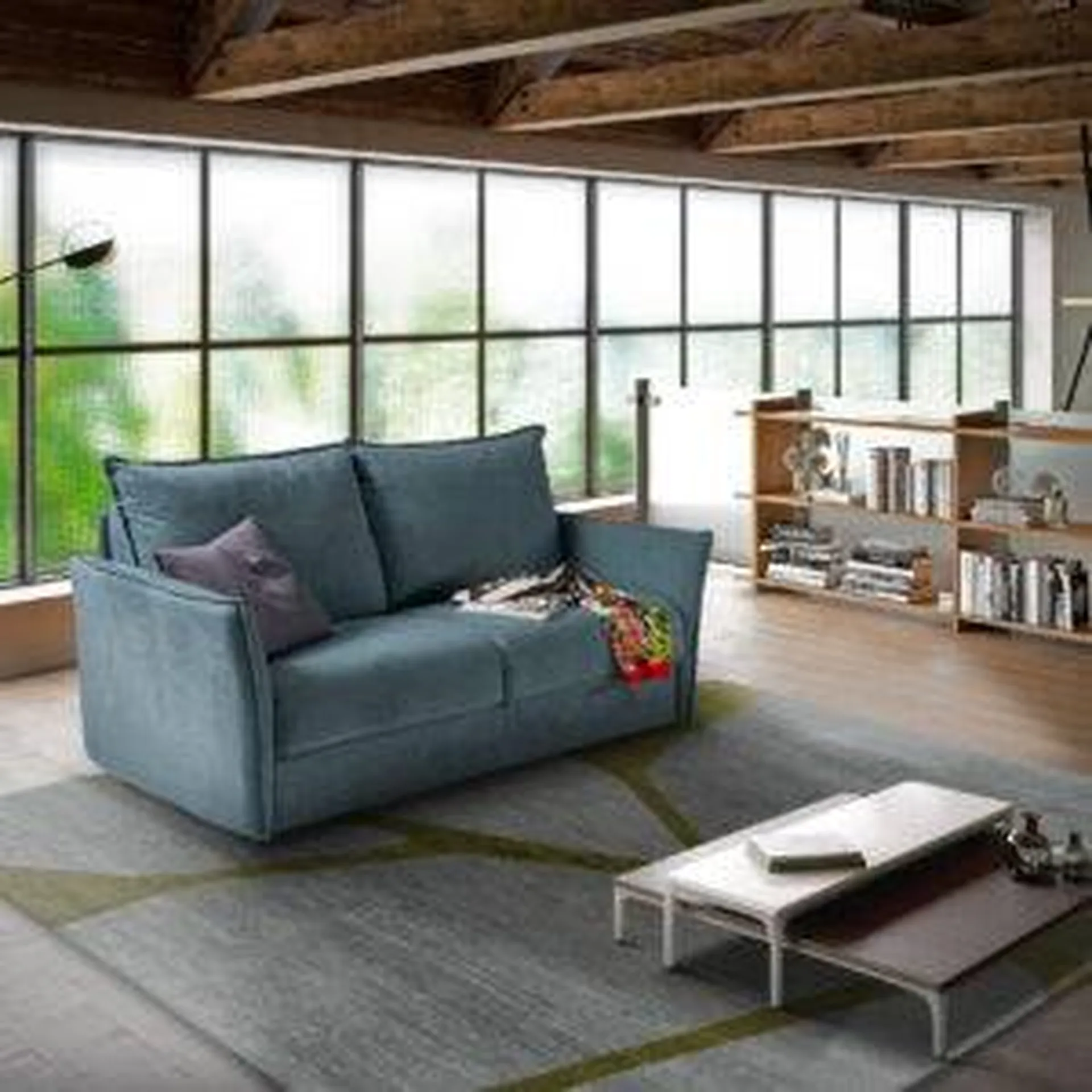 Vente d'un canapé lit convertible Rapido Mojito.