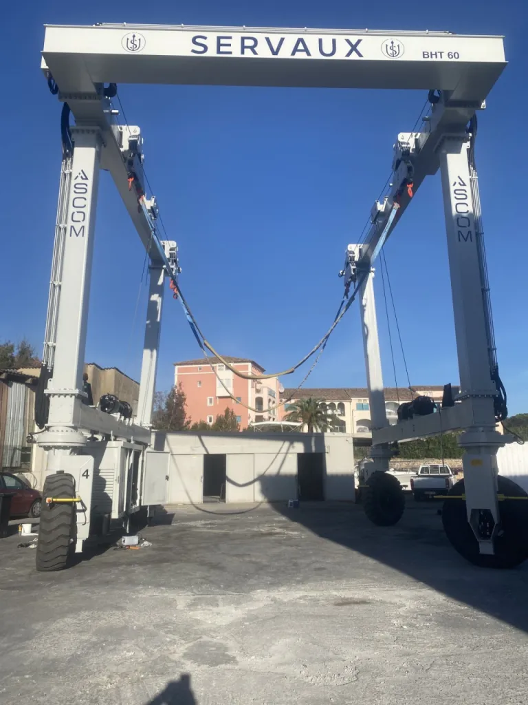 Réparation d un moteur Kohler sur un portique à  La Ciotat