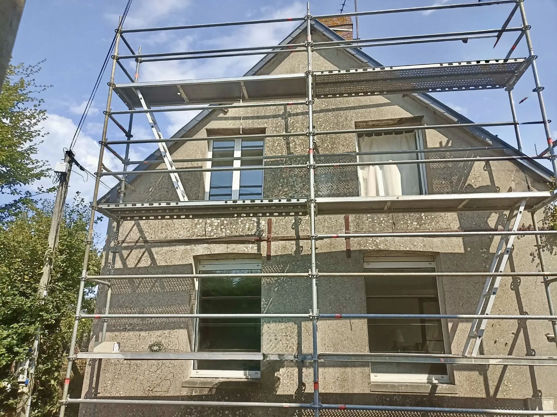 Rénovation du pignon aux alentours de Saint-Pierre-en-Port en Seine-Maritime 76 