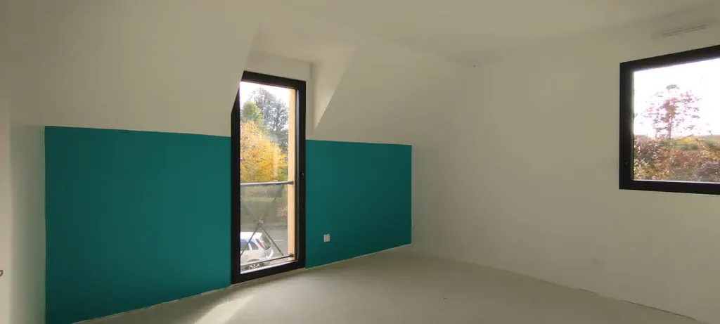maison neuve, peinture pistolet airless, murs de décorations en couleur entre RAMBOUILLETet PARIS