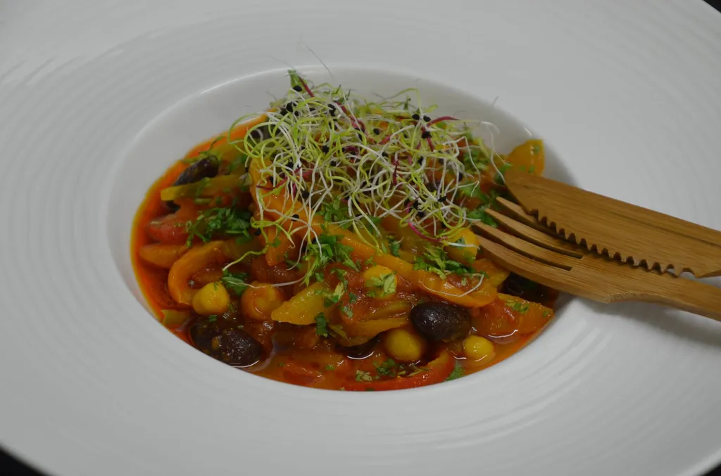 Plat végan