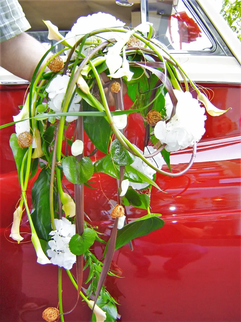 Bouquet de mariée travaillé