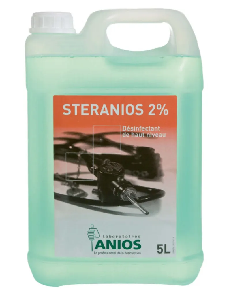 Steranios 2% – Solution prête à l’emploi pour désinfection de haut niveau des instruments thermosensibles