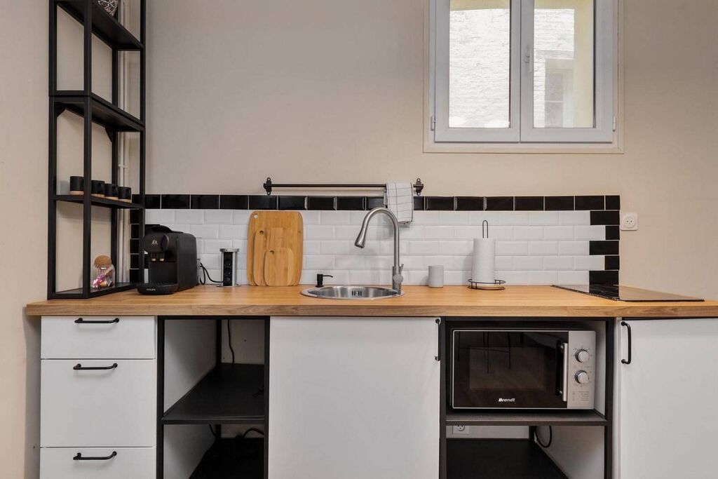 Joli appartement 2 pièces rénové et meublé en centre ville de Dieppe, Normandie