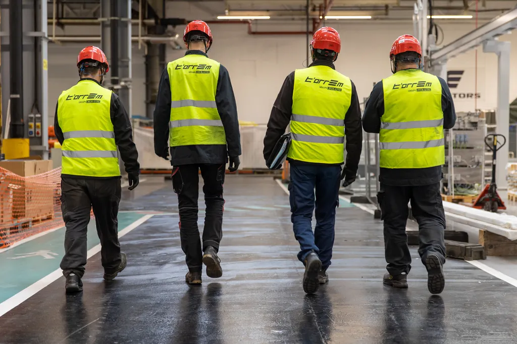 Préparation d'un chantier industriel