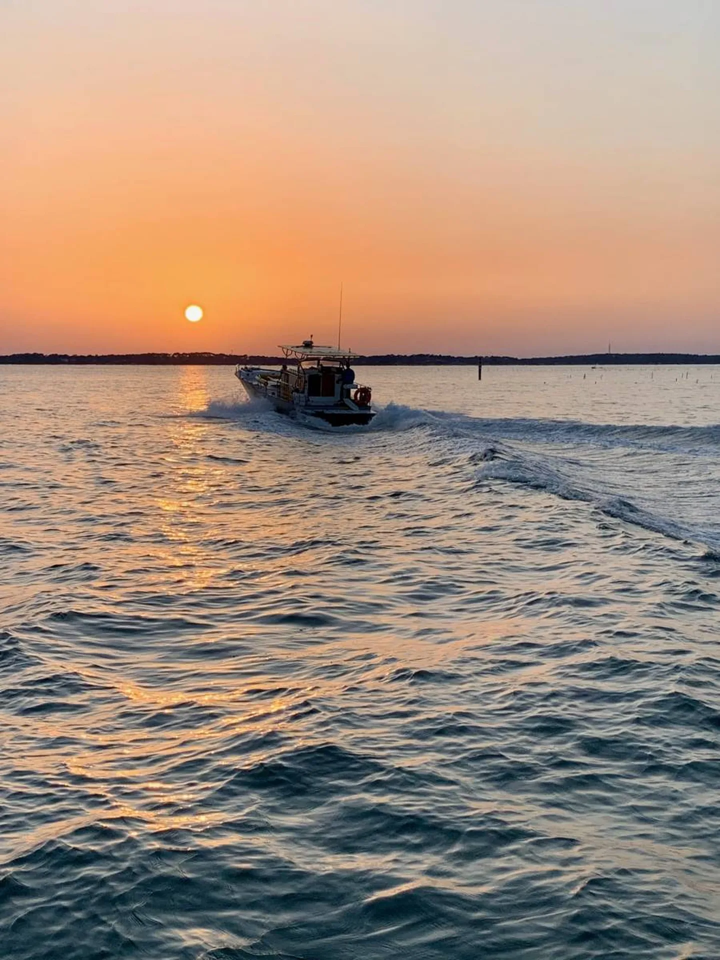 Bateau-taxi privé pour un train matinal - Cap Ferret / Arcachon