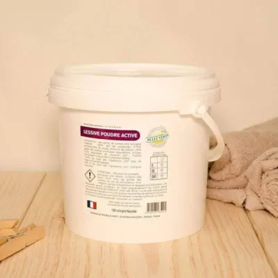 lessive poudre active disponible au rayon vrac entretien chez Saveur Nature