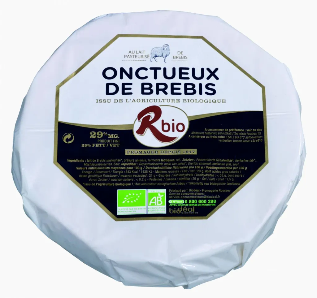 Fromage de brebis pate fleurie BIO pour magasins Bio