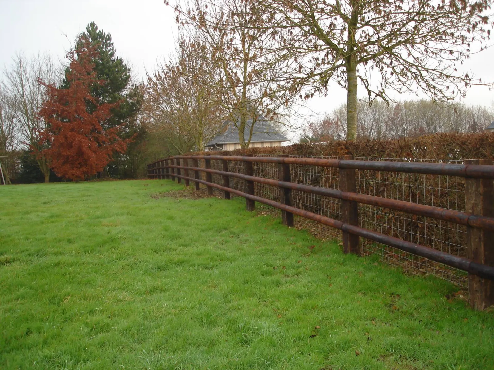 Création de clôtures pour haras à Pont l'Eveque 14