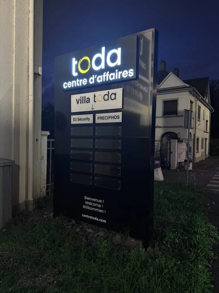 totem publicitaire bas rhin