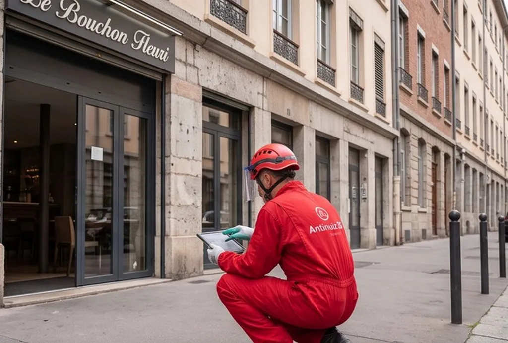 Entreprise de dératisation pour restaurants à Lyon 2 : contrat de sanitation HACCP annuel avec audit technique, pose d'appâts sécurisés et suivi numérique de présence rongeur