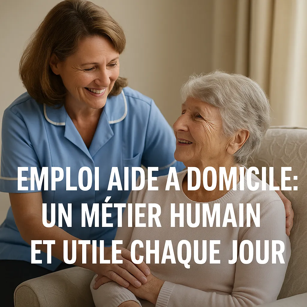 Emploi aide à domicile Var : un métier humain et utile chez Le temps retrouvé
