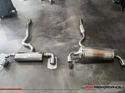 Installation catback Milltek Toyota Yaris GR 1.6T 261 | ADP Performance