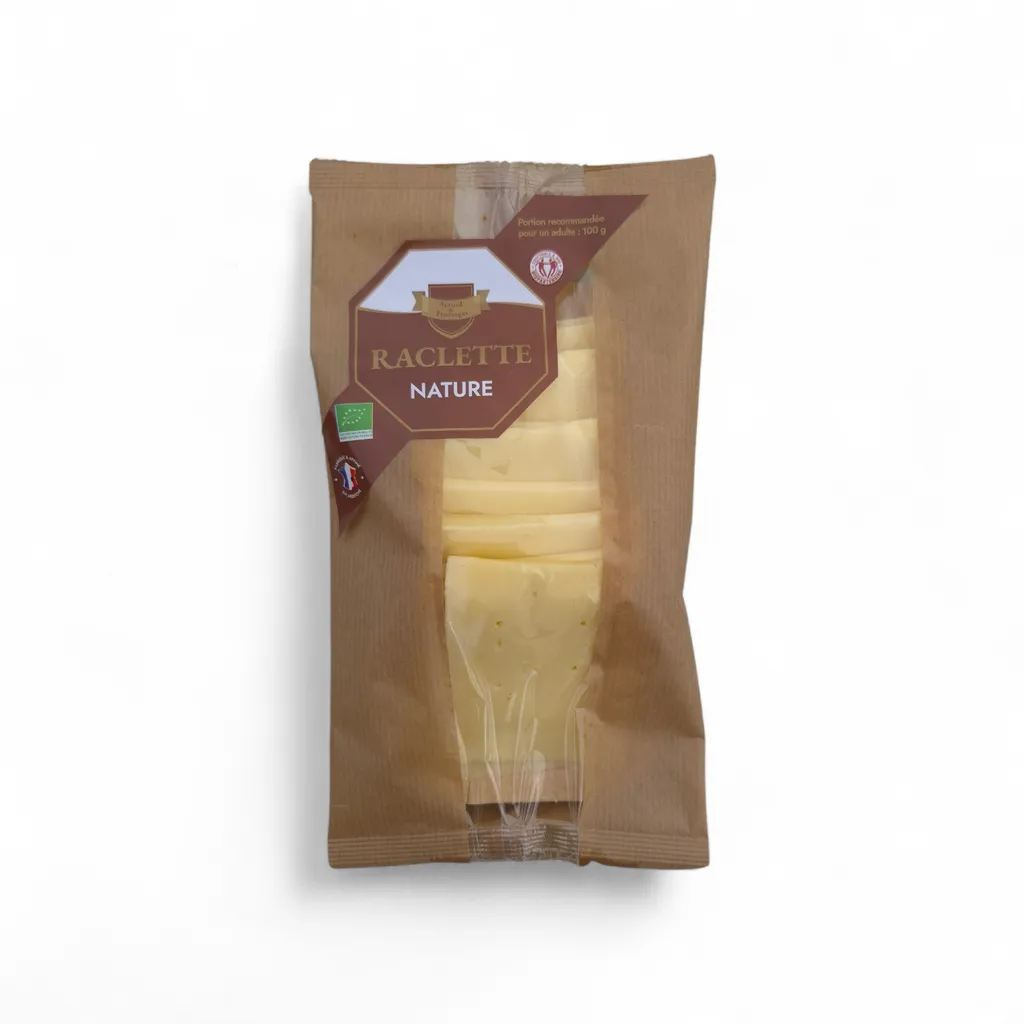 Raclette nature BIO tranchée