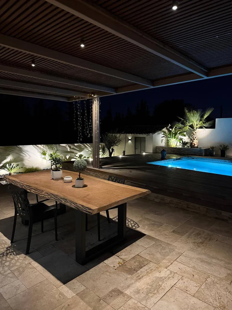 pergola bois et acier sur mesure coudoux