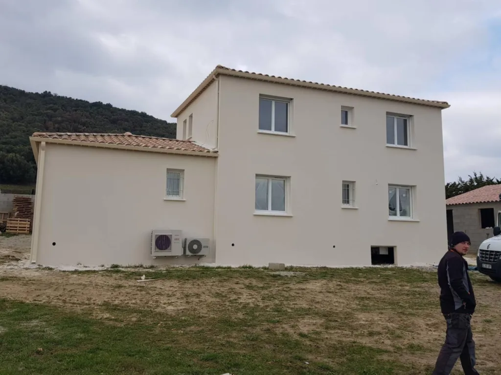 Gouttières corniche Saint Montan (ardèche)