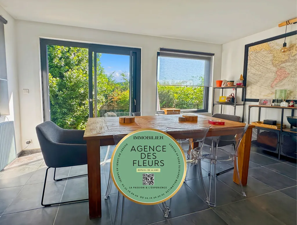 A vendre maison de 130 m² édifiée sur un terrain de 430 m² sur la commune de SAINT OUEN DU TILLEUL 27670