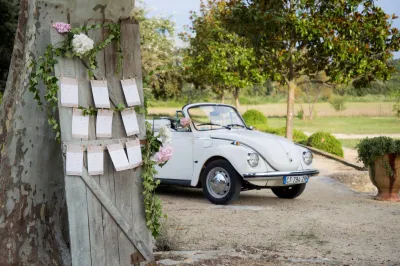Country Wedding for Belgian Couple with dinnner under Marquee in a Mas in Drome South of France