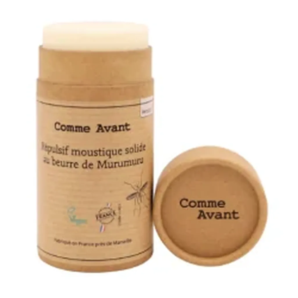 Où trouver l'anti-moustique solide bio au beurre de murumuru Comme Avant à Belleville chez Saveur Nature ?