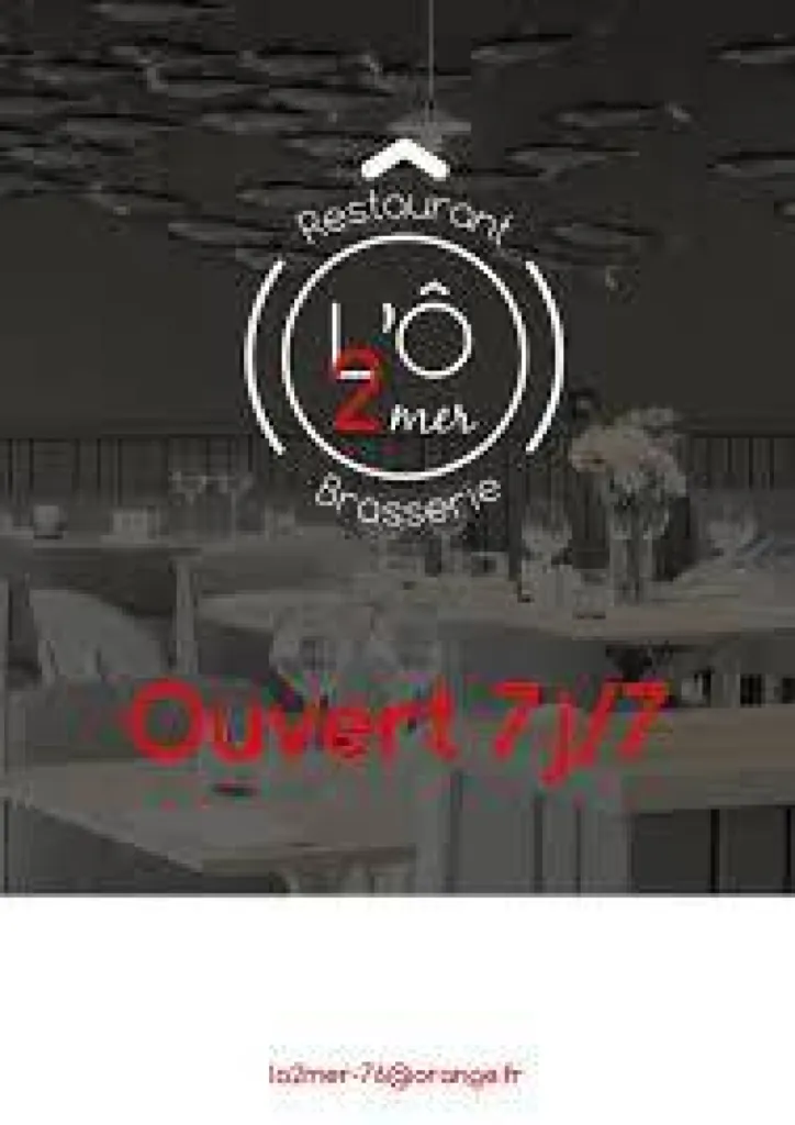 L'Ô2 Mer à Dieppe - Restaurant avec vue mer
