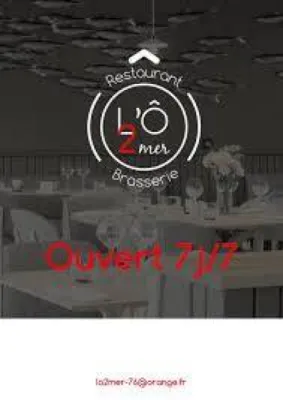 L'Ô2 Mer à Dieppe - Restaurant avec vue mer