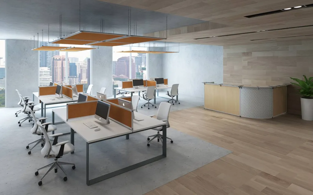 Écrans de séparation acoustique pour plus de concentration dans un open-space à Aix en Provence