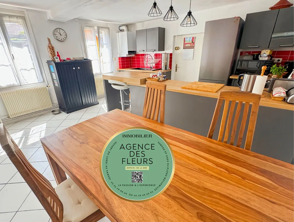 A vendre maison avec jardin sur la commune de CAUDEBEC LES ELBEUF 76320