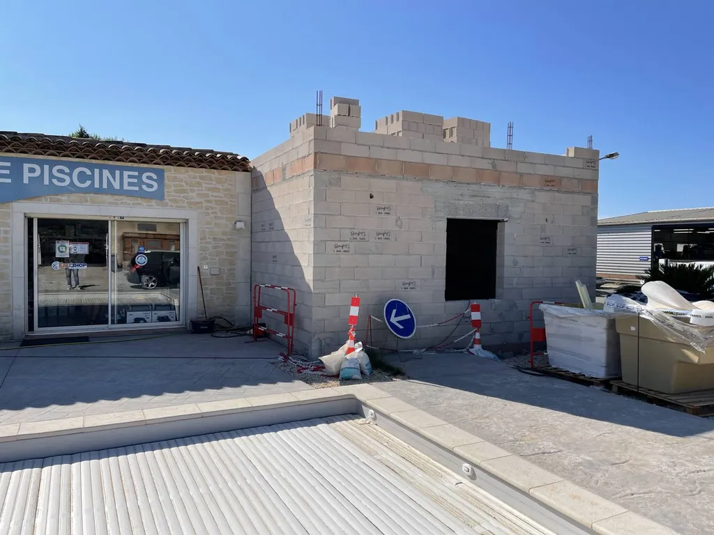 agence alliance piscine en travaux