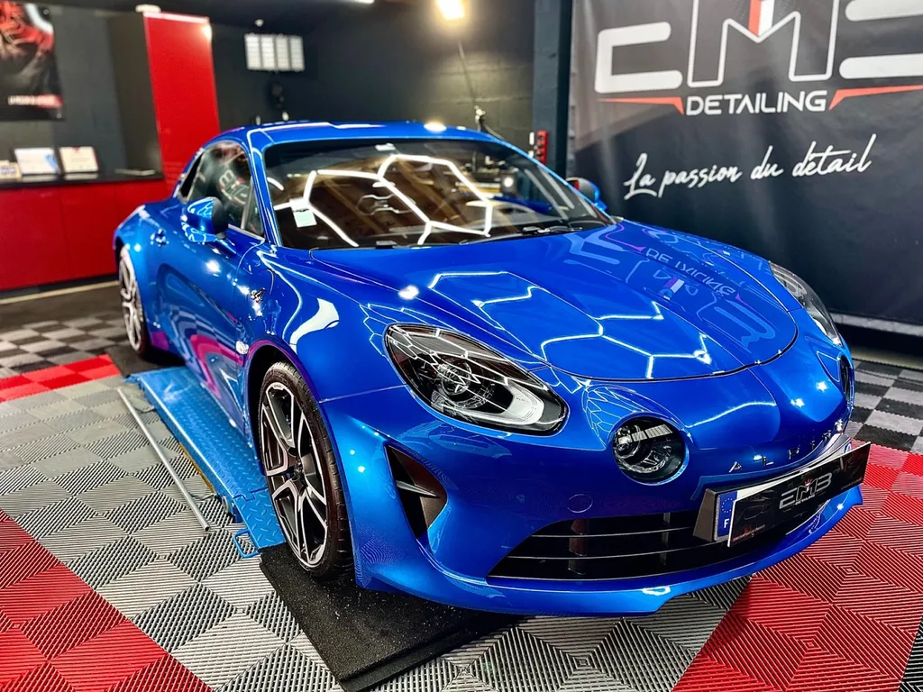 Protection carrosserie traitement céramique Renault Alpine 