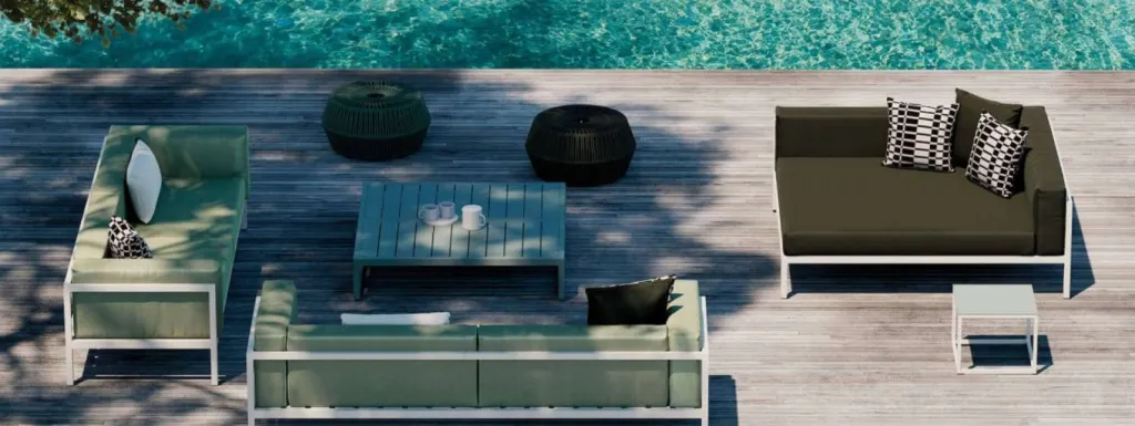Kettal des meubles d'extérieurs de haute qualité.