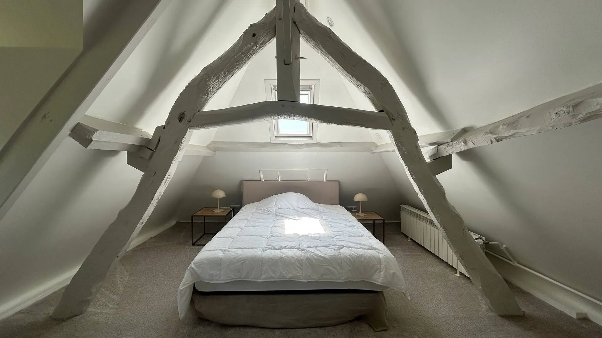 Vends salon avec mezzanine – Volumes généreux et atmosphère cosy, parfait pour un espace détente ou lecture.