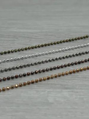 Chaînes boule limées pour bijouterie et apprêts professionnels avec finitions multiples disponibles chez Provence Fonderie en France