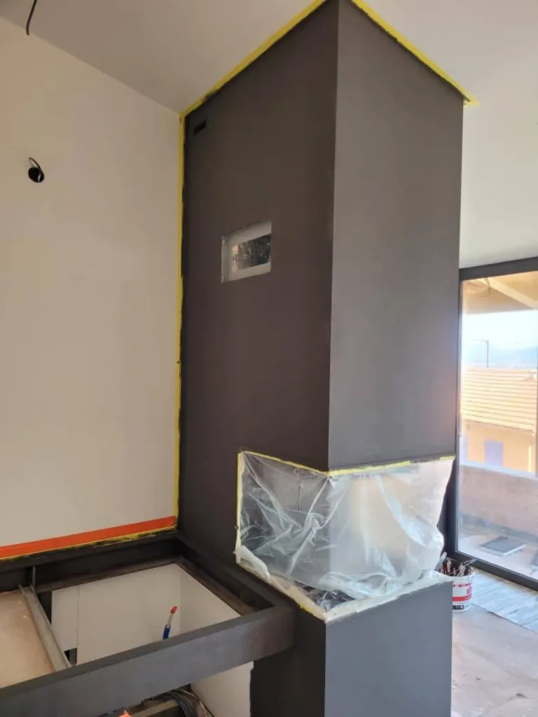 Cheminée en Metaldeco Fer 