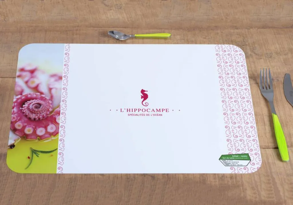 création graphique et impression de set de table marseille