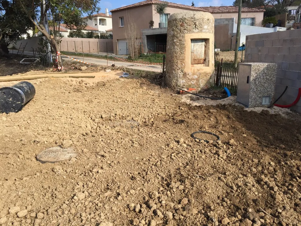 Micro-station pour un lotissement sur Marseille d'une capacité de 100 Eh